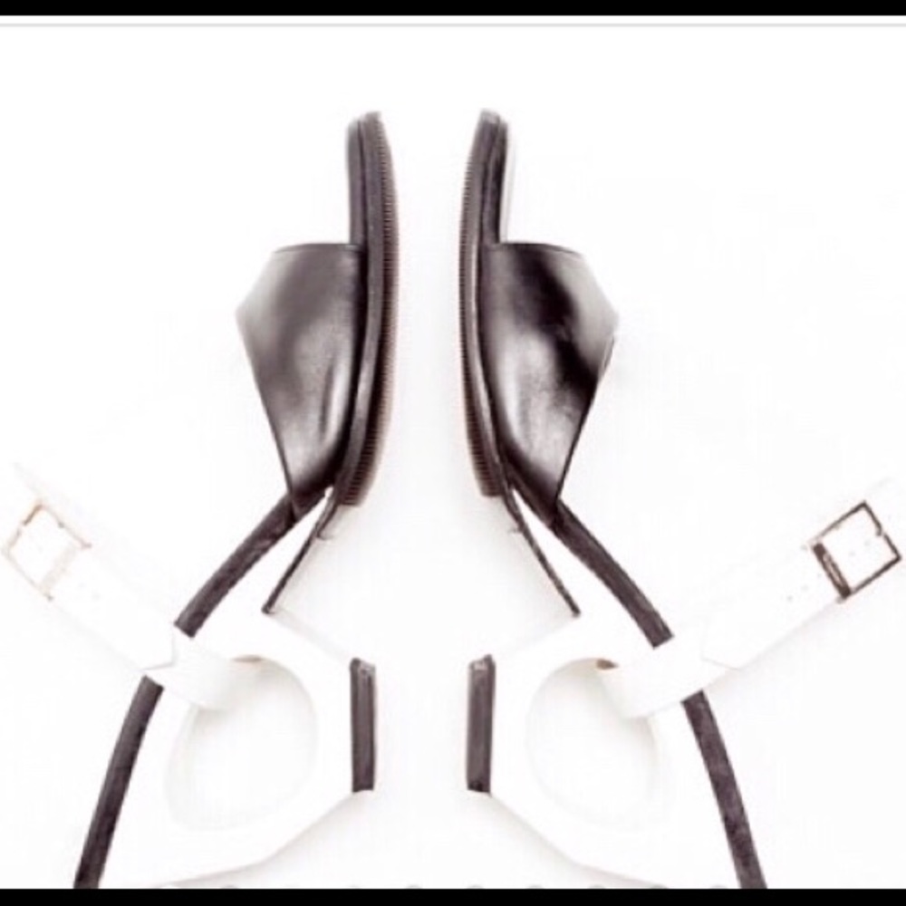 Salvatore Ferragamo Square Toe slide sandals